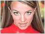 An animated gif showing various still images of Britney Spears in her 'Oops! ...I Did It Again' music video.